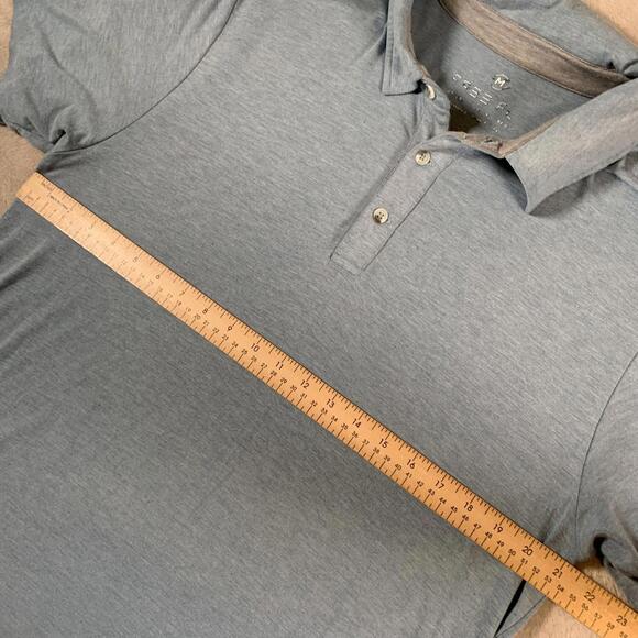 Free Fly Polo Shirt Mens Medium Performance Bamboo Blend Golf Casual Stretch - Picture 4 of 8